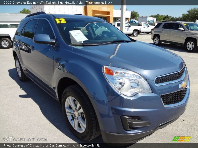Twilight Blue Metallic / Light Titanium/Jet Black 2012 Chevrolet Equinox LT