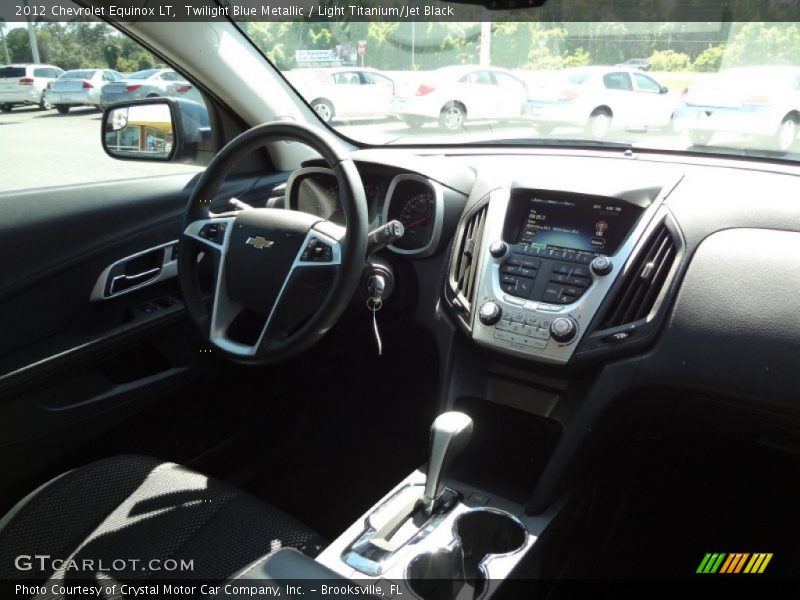 Twilight Blue Metallic / Light Titanium/Jet Black 2012 Chevrolet Equinox LT
