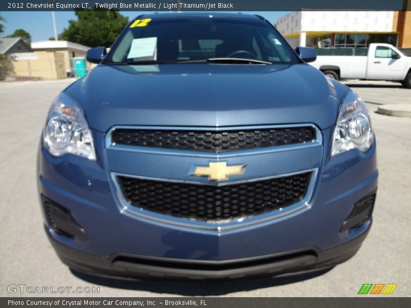 Twilight Blue Metallic / Light Titanium/Jet Black 2012 Chevrolet Equinox LT