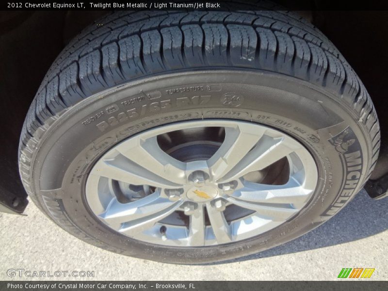 Twilight Blue Metallic / Light Titanium/Jet Black 2012 Chevrolet Equinox LT