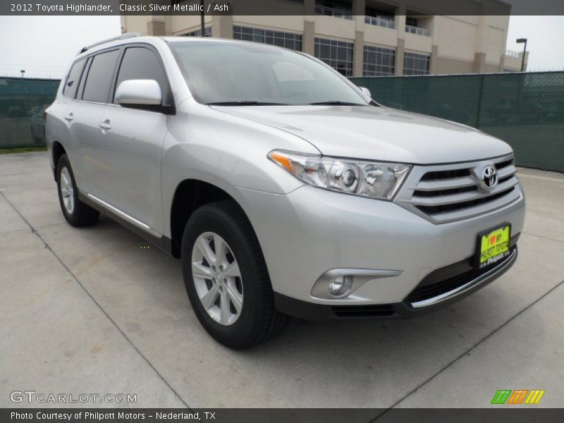 Classic Silver Metallic / Ash 2012 Toyota Highlander