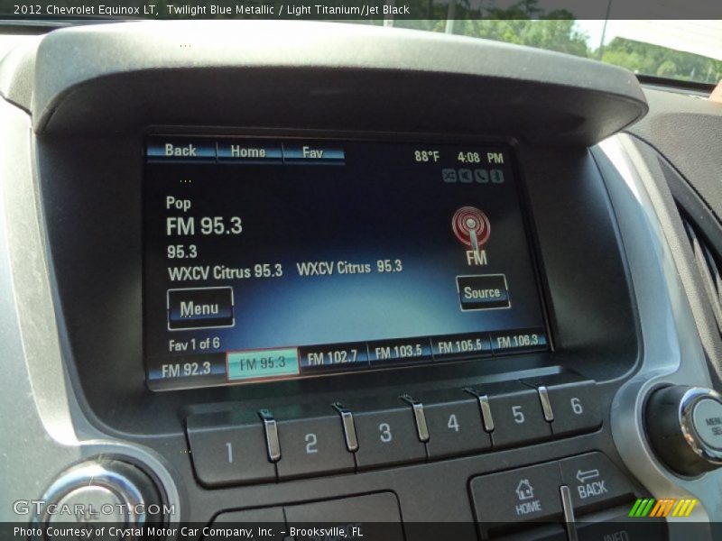 Twilight Blue Metallic / Light Titanium/Jet Black 2012 Chevrolet Equinox LT