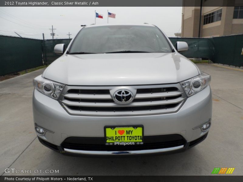 Classic Silver Metallic / Ash 2012 Toyota Highlander