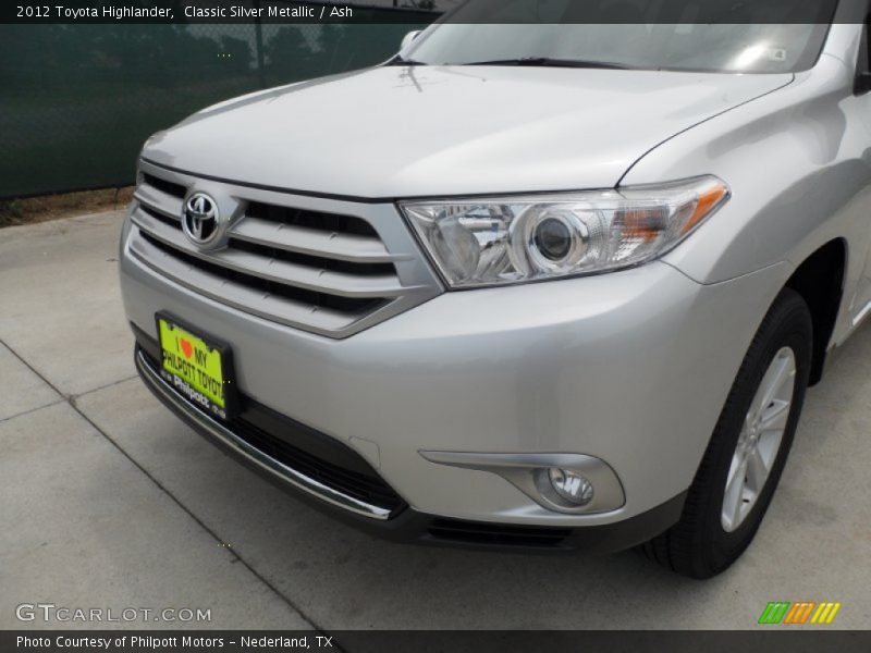 Classic Silver Metallic / Ash 2012 Toyota Highlander
