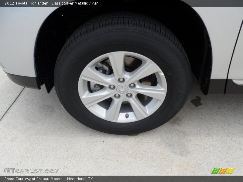 Classic Silver Metallic / Ash 2012 Toyota Highlander