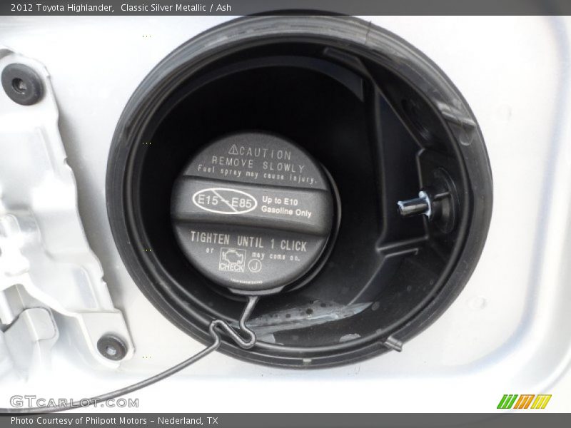 Classic Silver Metallic / Ash 2012 Toyota Highlander