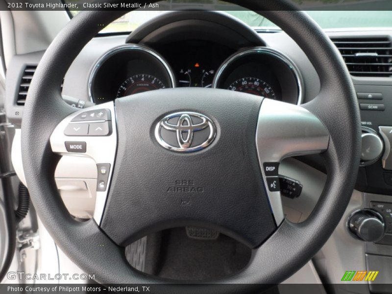 Classic Silver Metallic / Ash 2012 Toyota Highlander