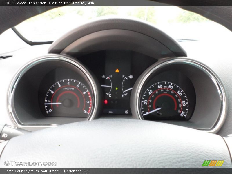 Classic Silver Metallic / Ash 2012 Toyota Highlander