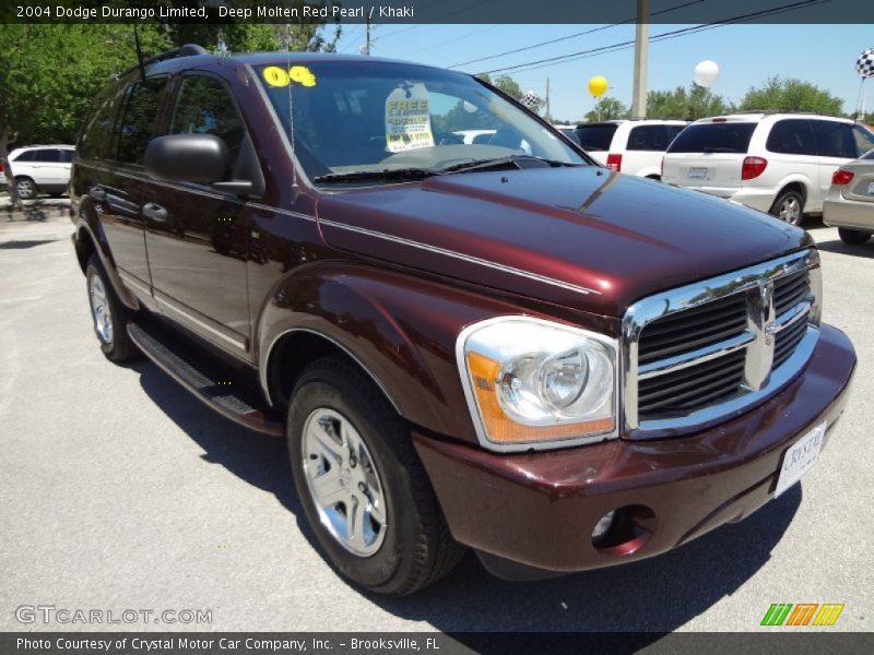 Front 3/4 View of 2004 Durango Limited