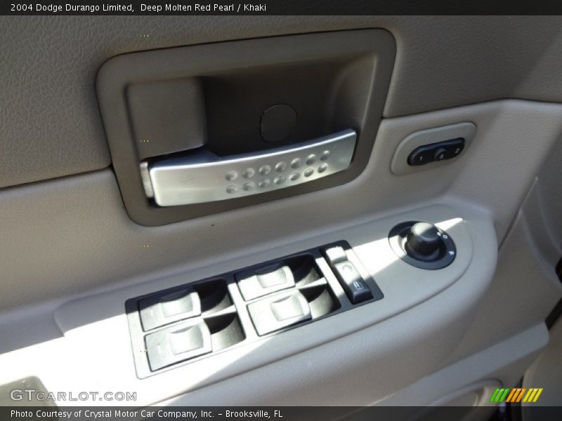 Deep Molten Red Pearl / Khaki 2004 Dodge Durango Limited