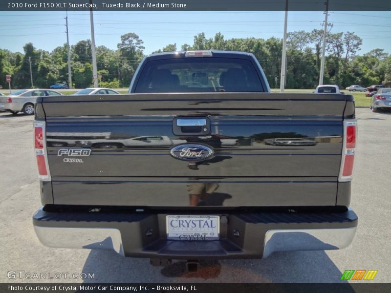 Tuxedo Black / Medium Stone 2010 Ford F150 XLT SuperCab