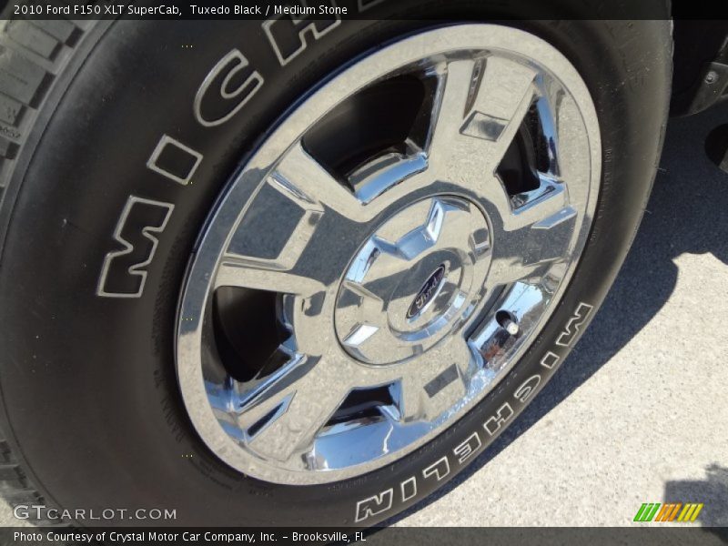 Tuxedo Black / Medium Stone 2010 Ford F150 XLT SuperCab