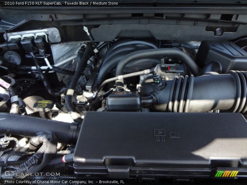 Tuxedo Black / Medium Stone 2010 Ford F150 XLT SuperCab