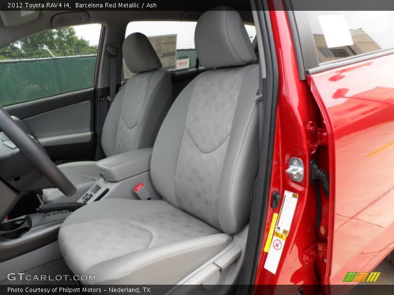 2012 RAV4 I4 Ash Interior