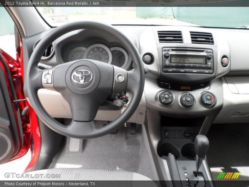 Dashboard of 2012 RAV4 I4