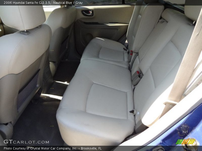 Nautical Blue / Gray 2006 Hyundai Santa Fe GLS 3.5