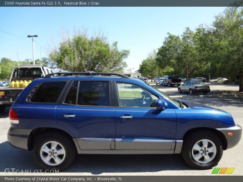 Nautical Blue / Gray 2006 Hyundai Santa Fe GLS 3.5