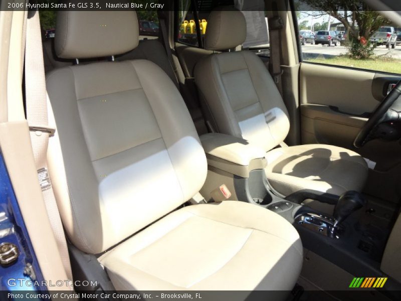Nautical Blue / Gray 2006 Hyundai Santa Fe GLS 3.5