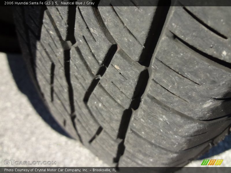 Nautical Blue / Gray 2006 Hyundai Santa Fe GLS 3.5