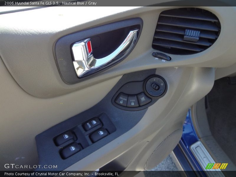 Nautical Blue / Gray 2006 Hyundai Santa Fe GLS 3.5