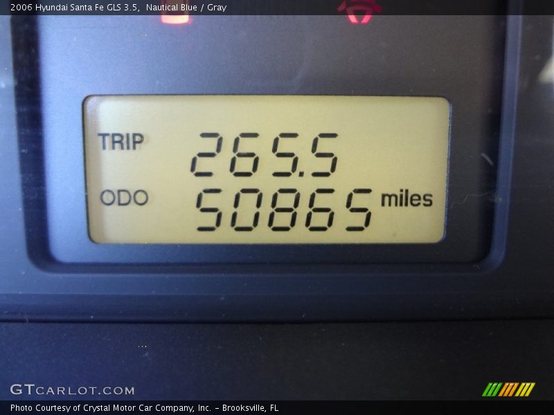 Nautical Blue / Gray 2006 Hyundai Santa Fe GLS 3.5