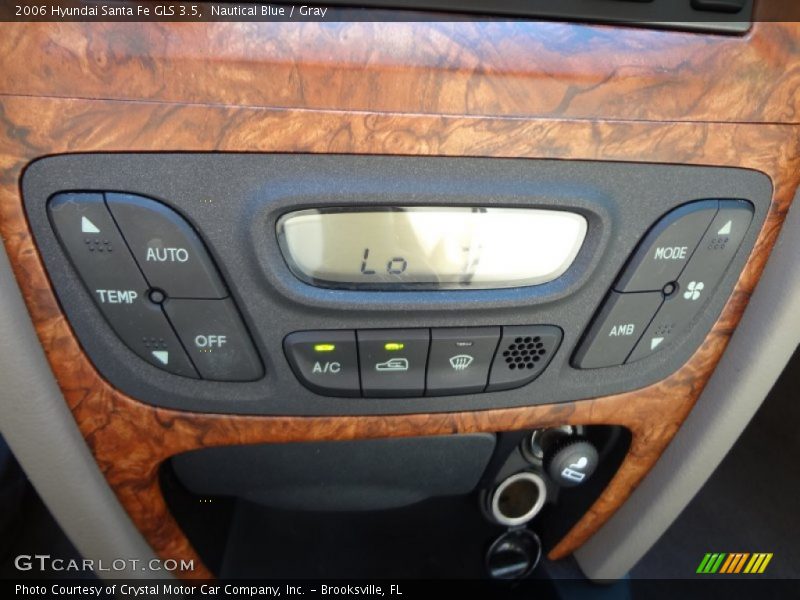 Nautical Blue / Gray 2006 Hyundai Santa Fe GLS 3.5