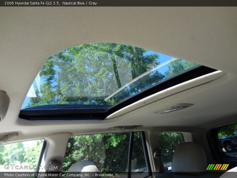 Nautical Blue / Gray 2006 Hyundai Santa Fe GLS 3.5