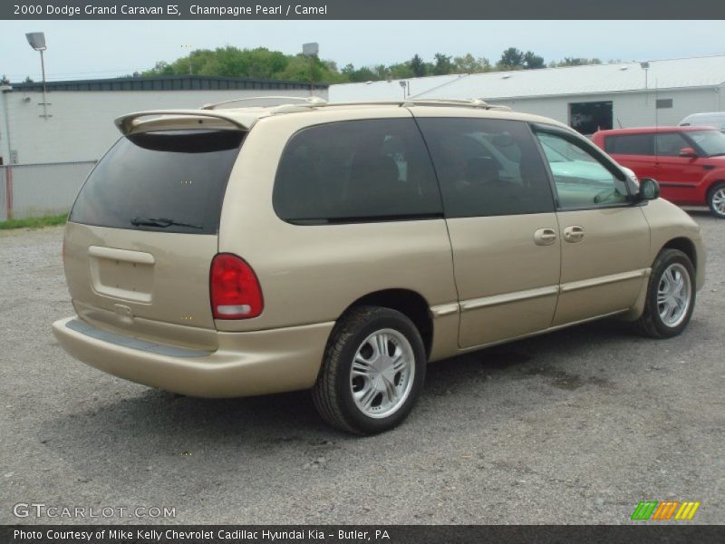 Champagne Pearl / Camel 2000 Dodge Grand Caravan ES