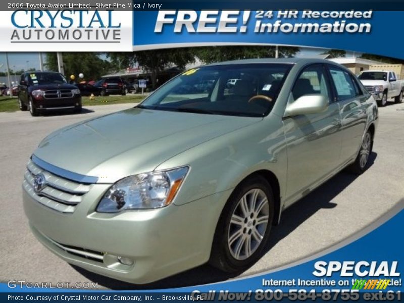 Silver Pine Mica / Ivory 2006 Toyota Avalon Limited