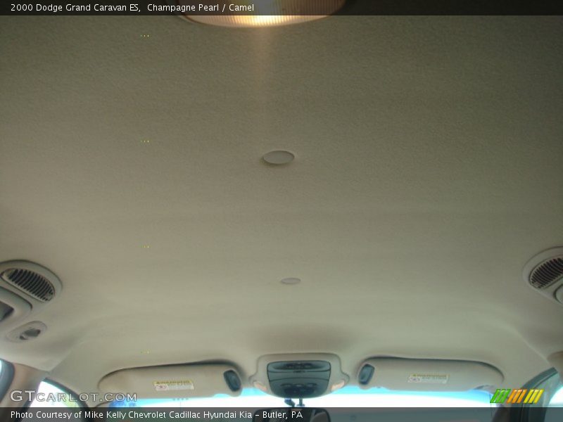 Champagne Pearl / Camel 2000 Dodge Grand Caravan ES