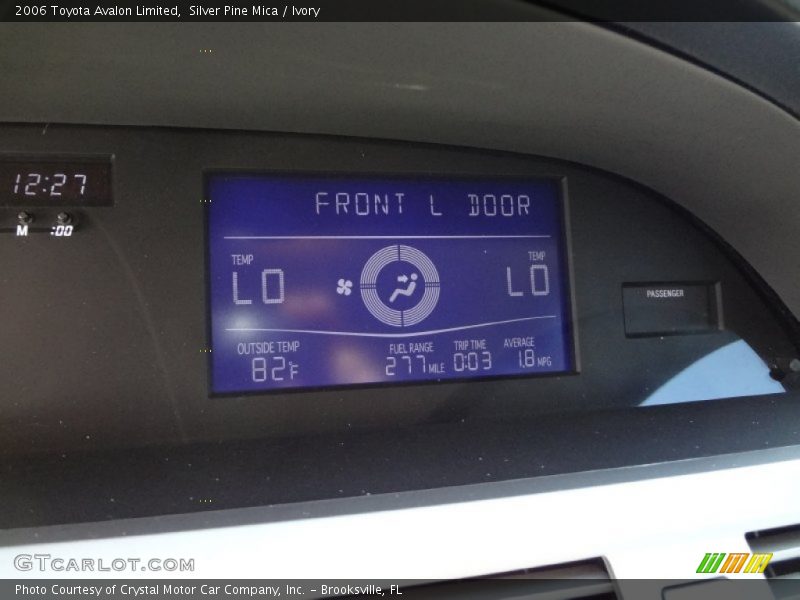 Silver Pine Mica / Ivory 2006 Toyota Avalon Limited