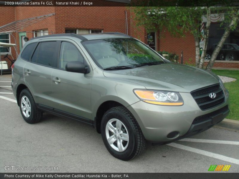 Natural Khaki / Beige 2009 Hyundai Santa Fe GLS