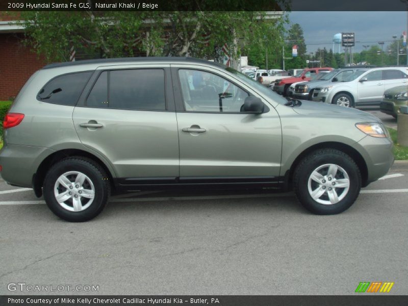 Natural Khaki / Beige 2009 Hyundai Santa Fe GLS