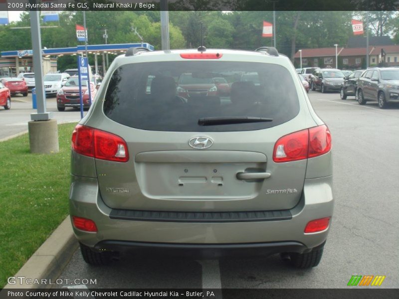 Natural Khaki / Beige 2009 Hyundai Santa Fe GLS