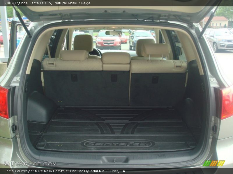 Natural Khaki / Beige 2009 Hyundai Santa Fe GLS