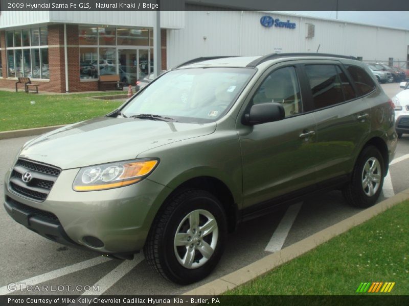 Natural Khaki / Beige 2009 Hyundai Santa Fe GLS