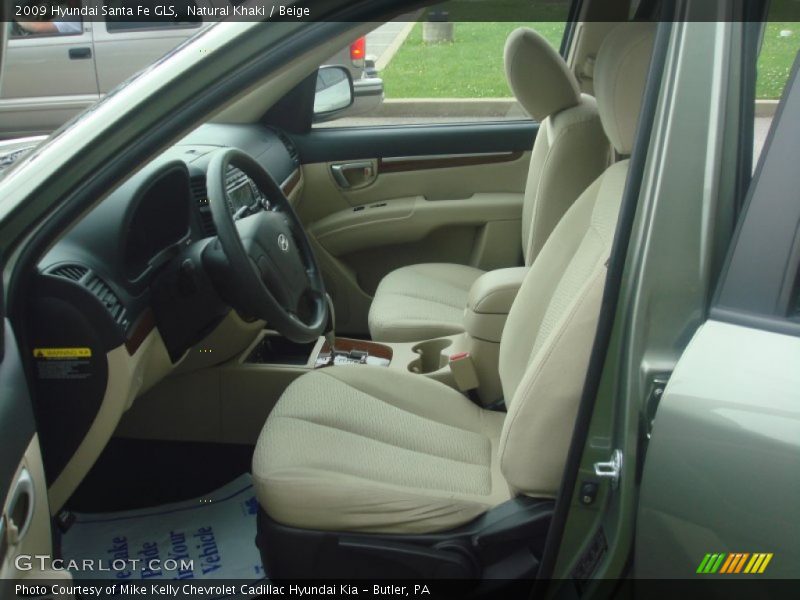 Natural Khaki / Beige 2009 Hyundai Santa Fe GLS