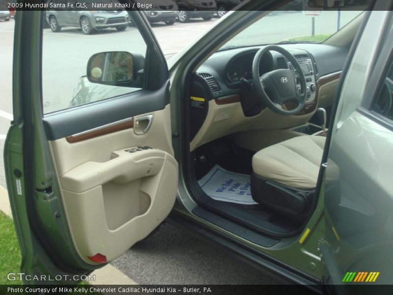 Natural Khaki / Beige 2009 Hyundai Santa Fe GLS