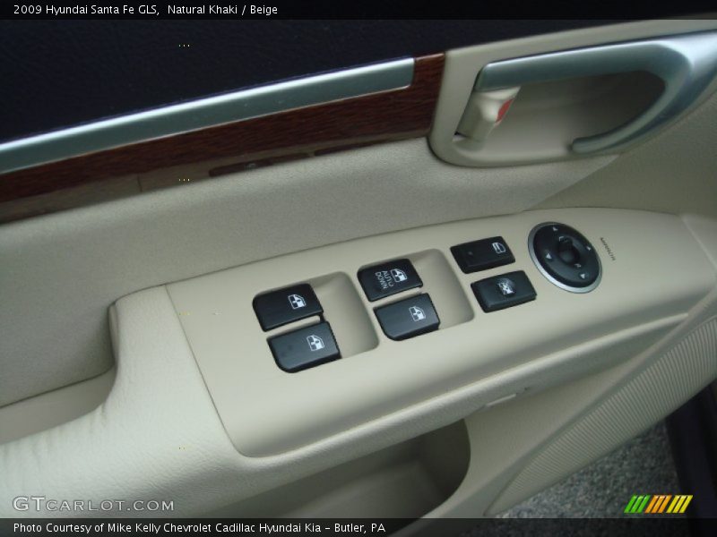 Natural Khaki / Beige 2009 Hyundai Santa Fe GLS