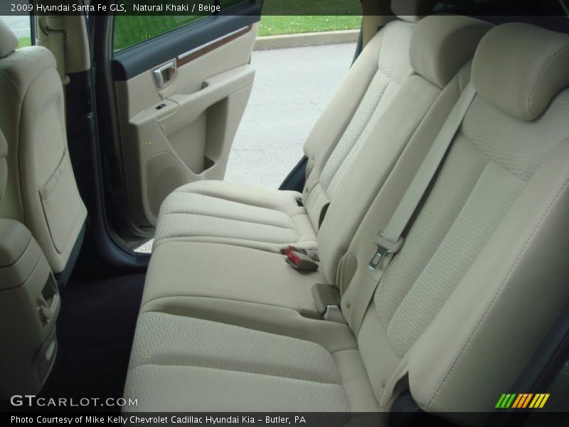 Natural Khaki / Beige 2009 Hyundai Santa Fe GLS
