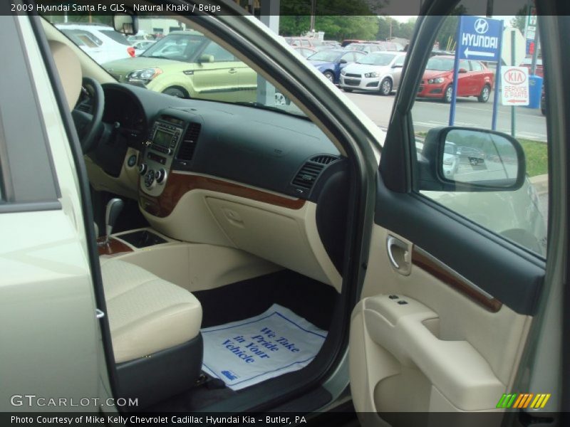 Natural Khaki / Beige 2009 Hyundai Santa Fe GLS
