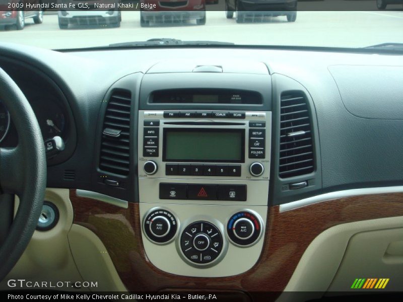 Natural Khaki / Beige 2009 Hyundai Santa Fe GLS