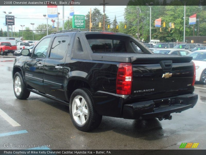 Black / Ebony 2008 Chevrolet Avalanche LTZ 4x4