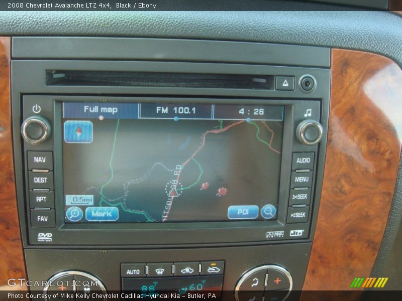 Black / Ebony 2008 Chevrolet Avalanche LTZ 4x4