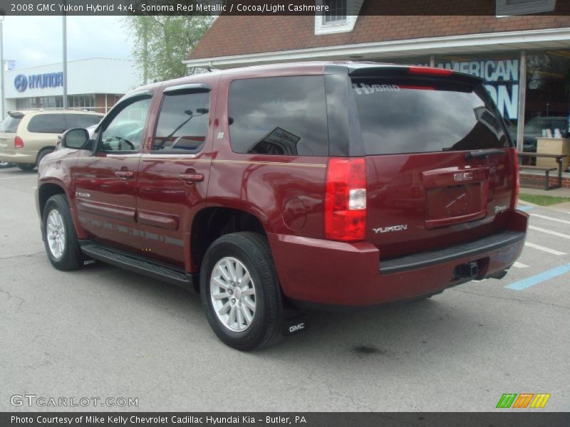 Sonoma Red Metallic / Cocoa/Light Cashmere 2008 GMC Yukon Hybrid 4x4