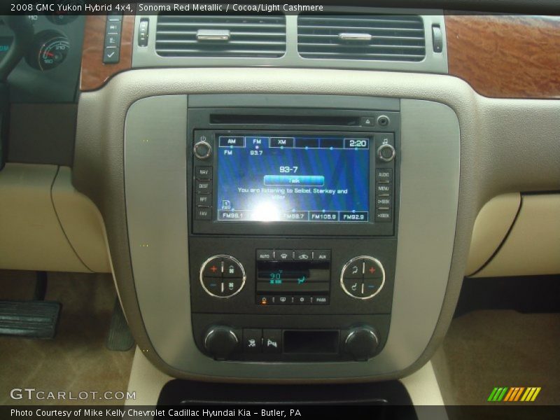 Sonoma Red Metallic / Cocoa/Light Cashmere 2008 GMC Yukon Hybrid 4x4
