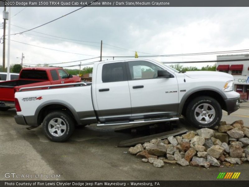 Stone White / Dark Slate/Medium Graystone 2010 Dodge Ram 1500 TRX4 Quad Cab 4x4