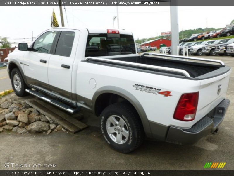 Stone White / Dark Slate/Medium Graystone 2010 Dodge Ram 1500 TRX4 Quad Cab 4x4