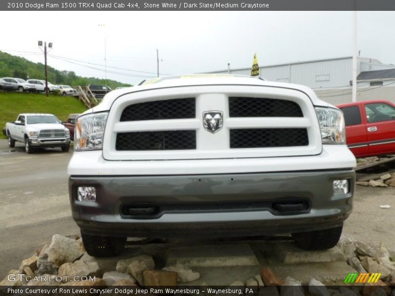 Stone White / Dark Slate/Medium Graystone 2010 Dodge Ram 1500 TRX4 Quad Cab 4x4
