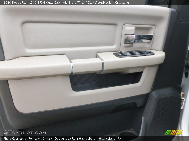 Stone White / Dark Slate/Medium Graystone 2010 Dodge Ram 1500 TRX4 Quad Cab 4x4